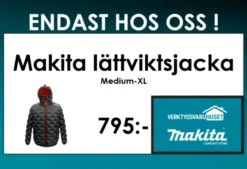 Makita Lättviktsjacka svart