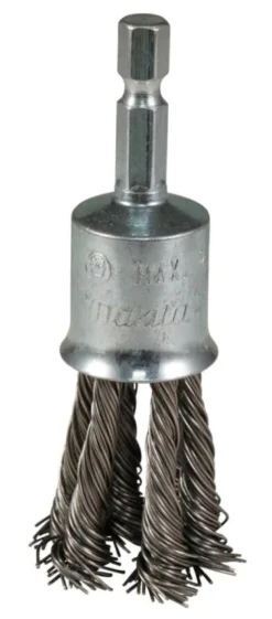 Makita Ändborste 19mm • virad • rostfritt