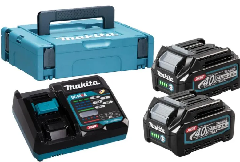 Makita Powerpack Laddpaket 40V (2x2,5Ah + laddare)