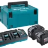 Makita Powerpack XGT 40V Dubbelladdare + 2xBL4080H