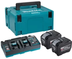 Makita Powerpack XGT 40V Dubbelladdare + 2xBL4080H