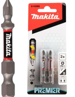 Makita Premier Bits PH1 • 50mm • 2st