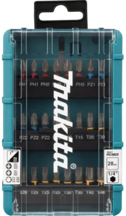Makita Premier Bitssats • 28-delar