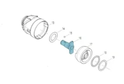 Makita Reservdel Bitsfäste DTD152 & DTD153