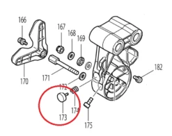 Makita Reservdel Brytar Knapp, LS1016 & LS1219