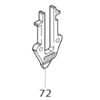 Makita Reservdel Mittplatta, DFN350