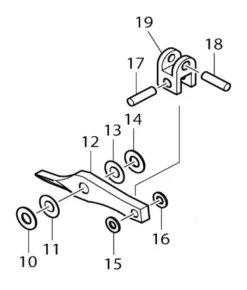 Makita Reservdel Pinne 5, DJS101, DJS161