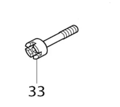 Makita Reservdel skruv M5x30, DUB184