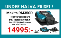 Makita RM350D Robotgräsklippare