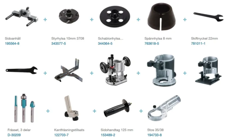 Makita RT001GZ13 Multifräs 40V