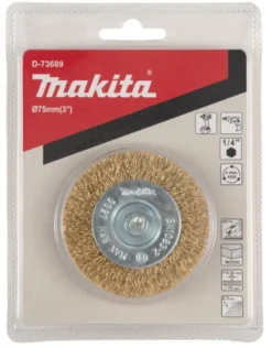 Makita Skivborste 75mm • mässing
