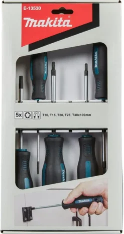 Makita Skruvmejselsats TORX 5-delar