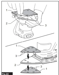Makita Slipplatta 93 kardborre