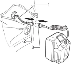 Makita strömadapter för värme-väst, jacka.