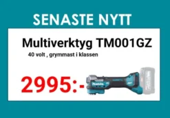Makita TM001GZ Multiverktyg 40 Volt