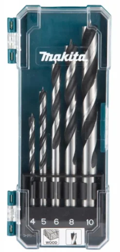 Makita Träborrsats 5-delar (4-10mm)