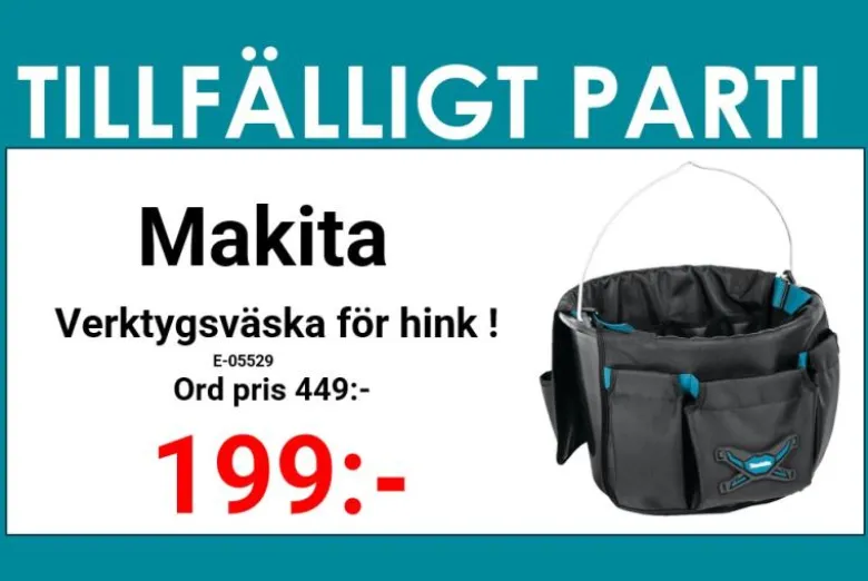 Makita Verktygsväska, hink