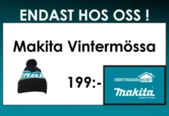 Makita Vintermössa med tofs