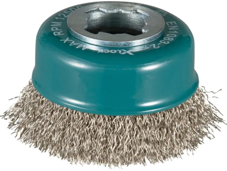 Makita X-lock Koppborste 75mm • rostfritt