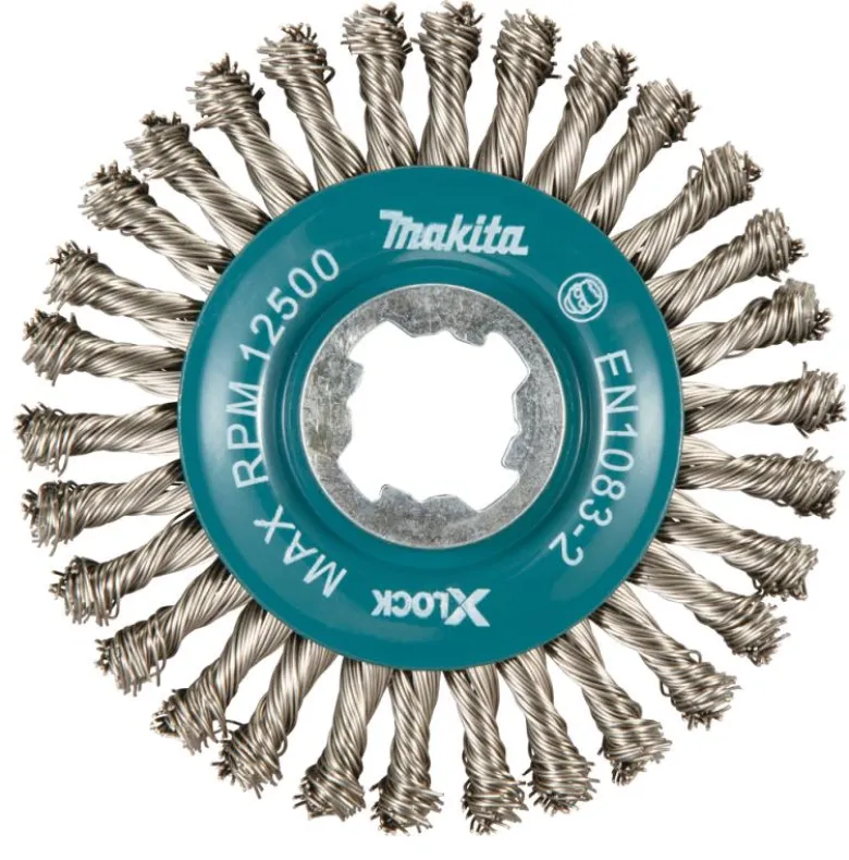 Makita X-lock Skivborste 115mm • rostfritt