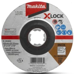 Makita X-lock Slipskiva 125x6 mm INOX