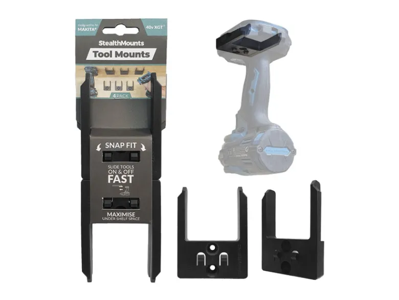 Maskinhållare svarta för Makita 40V 4-pack