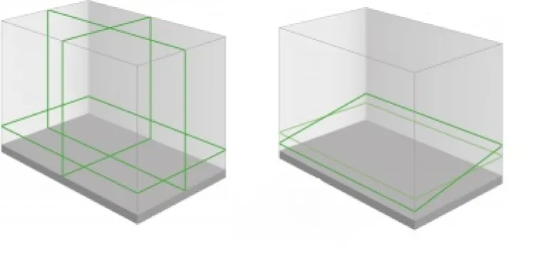 Multilinjelaser 3D Brave Grön