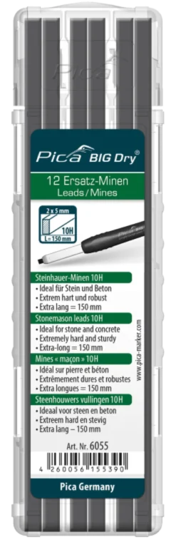 Pica BIG Dry Reservstift• muraren • 12-pack