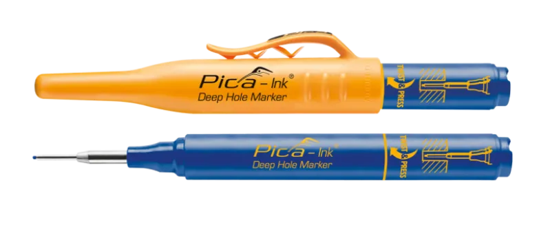 Pica Ink Djuphålsmärkpenna blå