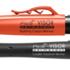 Pica visor Märkkrita vit