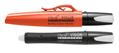 Pica visor Märkkrita vit