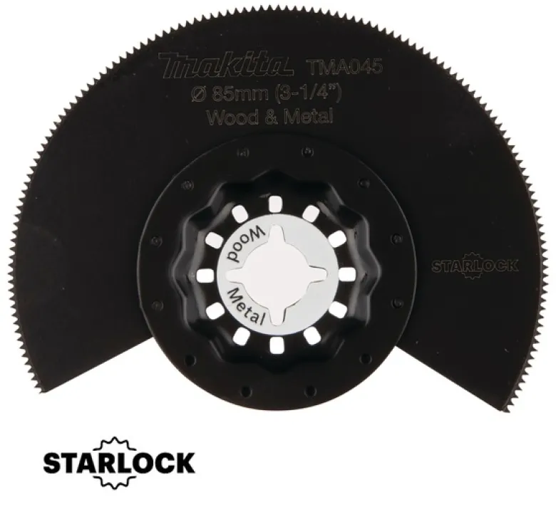 Segmentsågblad Trä/metall 85mm
