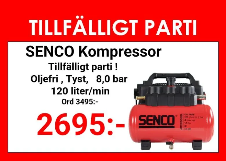 Senco Kompressor AC19306BL-EU • 8,0 bar