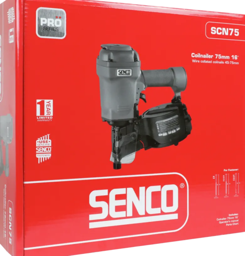 Senco Spikpistol SCN75 45-75mm rundbandad 16°