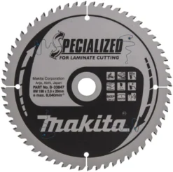 Sågklinga Laminat 190x20x2,0 60T Specialized