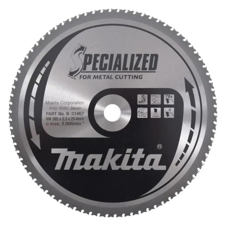 Sågklinga Metall HM 305x25,4x2,3 78T Specialized