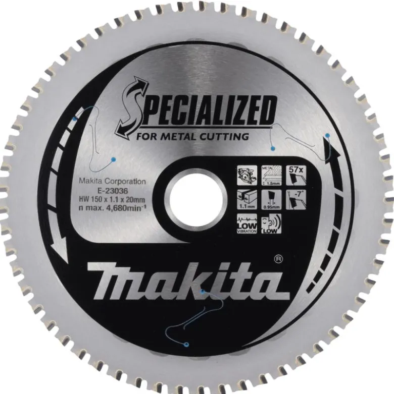 Sågklinga Metall 150x20x1,1 57T Specialized