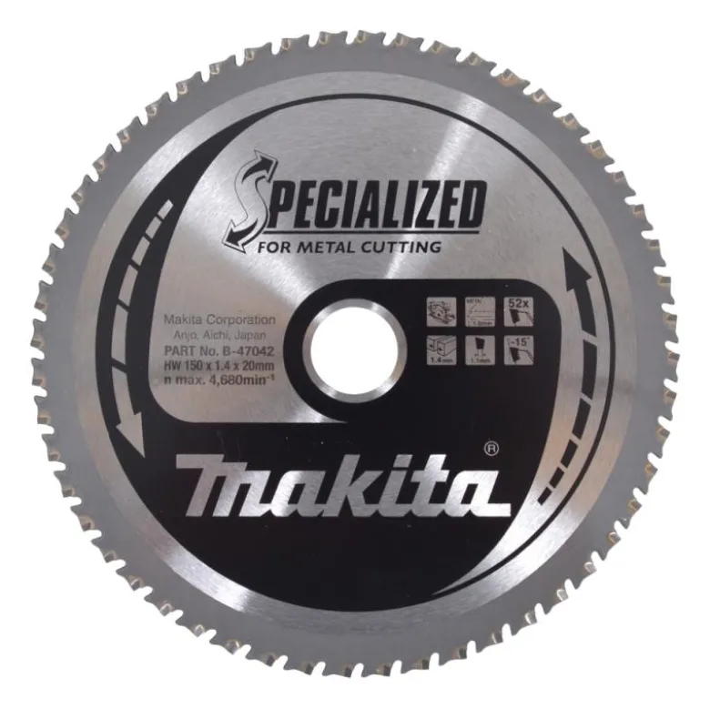 Sågklinga Metall 150x20x1,4 52T Specialized