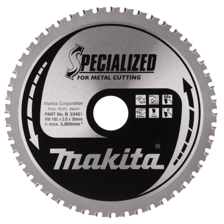Sågklinga Metall 185x30x2,0 48T Specialized