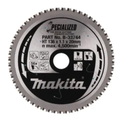 Sågklinga Rostfritt 136x20x1,1 56T Specialized