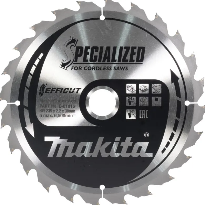 Sågklinga Trä 235x30x2,2 24T Efficut