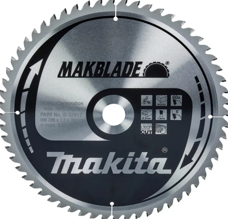 Sågklinga Trä 305x30x2,3 60T Makblade