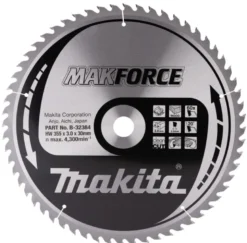 Sågklinga Trä 355x30x3,0 60T Makforce