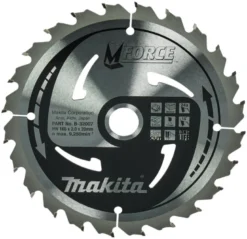 Sågklinga Trä 165x20x2,0 24T M-Force