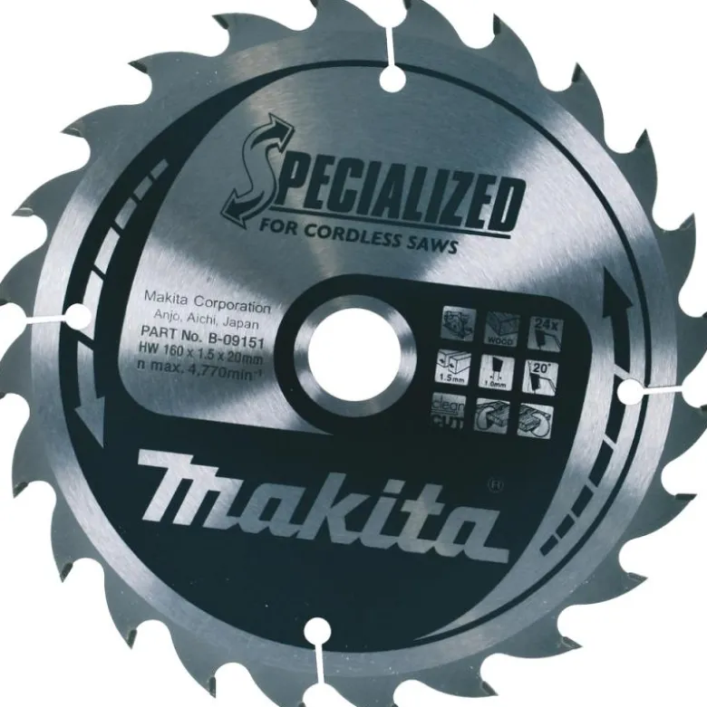 Sågklinga Trä 160x20x1,5 24T Specialized