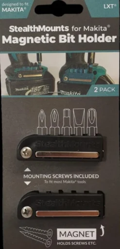 StealthMounts Bitshållare 2-pack Svart