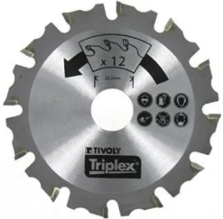 Tivoly Form-, fräs- och kapskiva 125mm