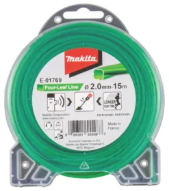 Trimmertråd fyrklöver 2,0mm, 15 meter