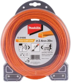 Trimmertråd fyrklöver 2,4mm, 30 meter