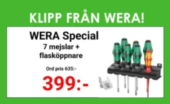 Wera Skruvmejselsats KK 7 Heavy metal 7-delar